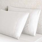 Linens X TENCEL™ Lyocell 2'li Standart Yastık Kılıfı Seti Beyaz - 50 x 70 cm