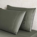 Linens X TENCEL™ Lyocell 2'li Standart Yastık Kılıfı Yeşil