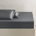Linens X TENCEL™ Lyocell Çift Kişilik Lastikli Çarşaf Antrasit