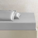 Linens x Tencel™ Lyocell King Lastikli Çarşaf Gri