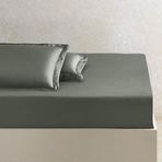 Linens X TENCEL™ Lyocell Süperking Lastikli Çarşaf Yeşil