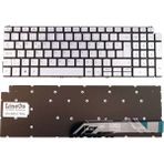 LineOn Dell Inspiron 5000 15-7591 Notebook Klavye Gümüş Renk - Dahili Klavye