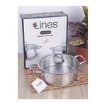 Lines Gold Silver No 24 Basık Tencere
