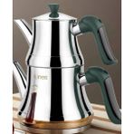 Lines Naz Mini Çaydanlık Kristal Kulp Yeşil Soft