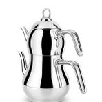 Lines Şahmeran Orta Boy Metal Kulp Çelik Çaydanlık