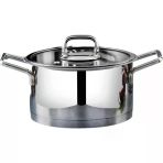 Lınes Sılver 18 Cm Derın Celık Tencere Metal Kulp