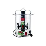 Lines Yonca 120 Bardak Elektrikli Semaver Çay Makinası İnox Çelik Malzeme ile 1,5 Lt Demlik Kapasitesi - Inox