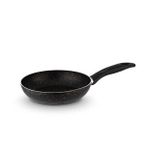 Lines Yonca Desensiz Kulp Granit Tava Siyah - 24 Cm