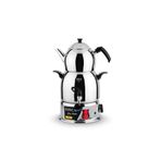 Lines YONCA KEYİF ELEKTRİKLİ ÇELİK SEMAVER 4 LT BAKALİT KULP SİYAH