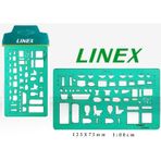 Linex Sıhhi Tesisat Şablonu 1/100 1233S