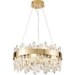 Linfred 50'lik Gold Kristal Taşlı Modern Salon Avize - 2
