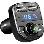 Linggo Bluetooth Araç Kiti USB 3.1 Fm Transmitter Çakmaklık Girişli