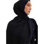 Link Desen Bambu Cotton Şal 01, Lacivert