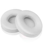 Link Dream Beats Solo 2 Solo 3 için Yedek Kulak Yastığı - Yedek Kulak Yastığı Memory Foam Kulak Yastığı Yastık Kılıfı Solo 2 & Solo 3 Kablosuz Kulaklık için (Beyaz)