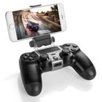 Link-e : Evrensel akıllı telefon, telefon, cep telefonu tutucu, Sony Dualshock PS4, PS4 Slim, PS4 PRO kablosuz kumanda ile uyumlu (kumanda teslimat kapsamına dahil değildir)