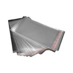 Linka 15 cm x 25 cm Şeffaf Bantlı Jelatin Yapışkanlı Poşet 25 'li