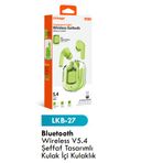 Linkage Lkb-27 Bluetooth Wireless V5.4 Şeffaf Tasarımlı Kulak İçi Kulaklık