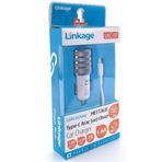 Linkage LKC-35 2,4A 12-14 V 2XUSB 1 m Type-c Araç İçi Şarj Kablosu