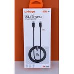 Linkage LKCB-37 60W 3A USB-C to Type-C 1.2 mt Şarj Kablo