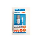 Linkage Metal Mikro 1.6A/12-24V/10W 2xusb 1mt Şarj Kablosu Lkc-05