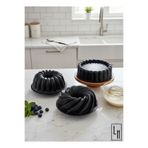 LinkaHome Döküm Granit 3'lü Dilim,Tart ve Rüzgar Gülü Kek Kalıbı Seti