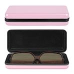 Linkidea Ekstra Büyük Sert Kabuk Güneş Gözlüğü Kılıfı, Büyük Boy Güneş Gözlükleri Depolama Düzenleyici TOM FORD FT0937 FT1044 Gucci GG0595S GG0875S GG0351S Rayban RB3717 ile Uyumlu (XXL/Pembe), Pembe,