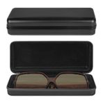 Linkidea Ekstra Büyük Sert Kabuk Güneş Gözlüğü Kılıfı, Büyük Boy Güneş Gözlükleri Depolama Düzenleyici TOM FORD FT0937 FT1044 Gucci GG0595S GG0875S GG0351S Rayban RB3717 ile Uyumlu (XXL/Siyah), Siyah,