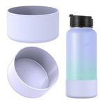 Linkidea Su Şişesi Botu Demir ° Şişe Geniş Ağızlı 32 oz/40 oz, Dar Ağızlı 32 oz, Silikon Şişe Alt Kol Kapağı Koruyucu, Şişe Tamponu (Sis / 2'li Paket)