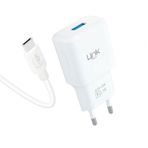 Linktech 2.1A T446e Strong Eco Şarj Aleti ve Type-C Kablo Set