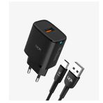 Linktech C303 Strong 18W USB-A Tip-C Kablolu Hızlı Şarj Adaptörü ve Şarj Aleti