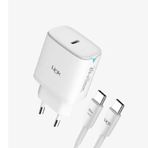 Linktech C308 Safe Type-C Lightning Kablolu 20W Hızlı Şarj Adaptörü Şarj Aleti