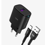 Linktech C311 Safe Type-C Kablolu 25W Hızlı Şarj Adaptörü Beyaz Şarj Aleti