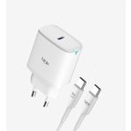 Linktech C312 30W Safe PD GAN3 Tip-C Kablolu Hızlı Şarj Adaptörü ve Şarj Aleti