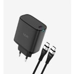 Linktech C316 Safe GAN 45W Tip-C Kablolu Hızlı Şarj Adaptörü ve Şarj Aleti