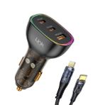 Linktech C507 80W 2Xpd 30+20W Type-C To Lightning Usb Araç İçi Şarj Aleti