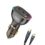 Linktech C508 80W 2Xpd 30+20W + Usb Araç İçi Type-C Şarj Aleti