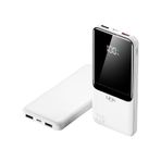 Linktech EF94 9000 Mah 22.5W Hızlı Ekranlı Powerbank - Beyaz