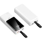 Linktech EF96 27000 Mah 22.5W Hızlı Ekranlı Powerbank - Beyaz