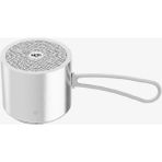 Linktech Ekstra Bass Bluetooth Hoparlör - Gümüş - Linktech Bm6 Mini Taşınabilir Kablosuz Hoparlör