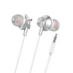 Linktech H340 Mikrofonlu 3.5mm Kulak Içi Kablolu Kulaklık - Beyaz