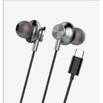 Linktech H341 Siyah Kulak İçi Type-C Kablolu Kulaklık