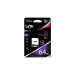 Linktech Hafıza Kartı 64GB - M111 Premium Mikro Sd 4K Ultra Hafıza Kartı 64 GB