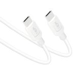 Linktech K451 Strong 60W 1 mt Beyaz Type-C - Type-C Data/Şarj Kablosu