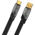 LinkTech K470 Mecha Style USB - Type-C 66W 6A 1.2mt Hızlı Şarj Kablosu - Gri