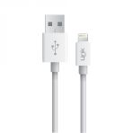Linktech K559 2.4A 1 mt Beyaz Lightning Şarj ve Data Kablosu