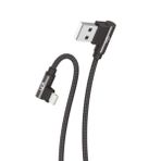 Linktech K593 3A 1.5 mt Safe İph Lightning 90 Derece Data/Şarj Kablosu