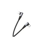Linktech K595 Safe 60W 1.5 m Type-C-Type-C 90 Derece Data Şarj Kablosu