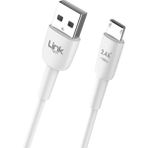 LinkTech LİNKTECHK600 Safe Micro USB Pd 2.4A Şarj Kablosu - Beyaz