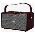 Linktech M402 Retro Nostalji Taşınabilir Mikrofonlu Kahverengi Bluetooth Hoparlör