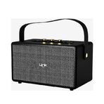 Linktech M402 Retro Nostalji Taşınabilir Mikrofonlu Siyah Bluetooth Hoparlör